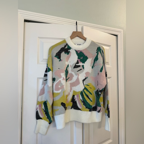 Desigual OVERSIZED ARTY JERSEY sweater - Picture 7 of 11